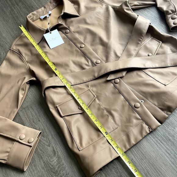 NWT L'Academie Coco Jacket in Nude Small​​​​ - Picture 5 of 8